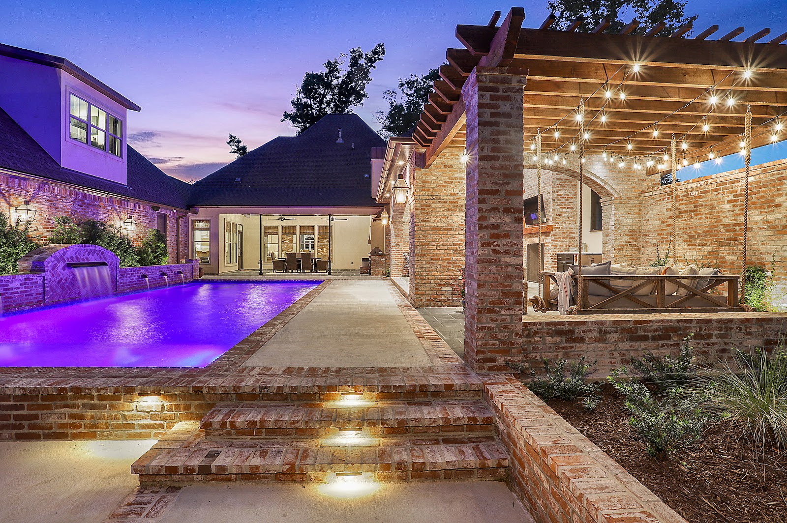Southdowns Modern Lap Pool with Deck